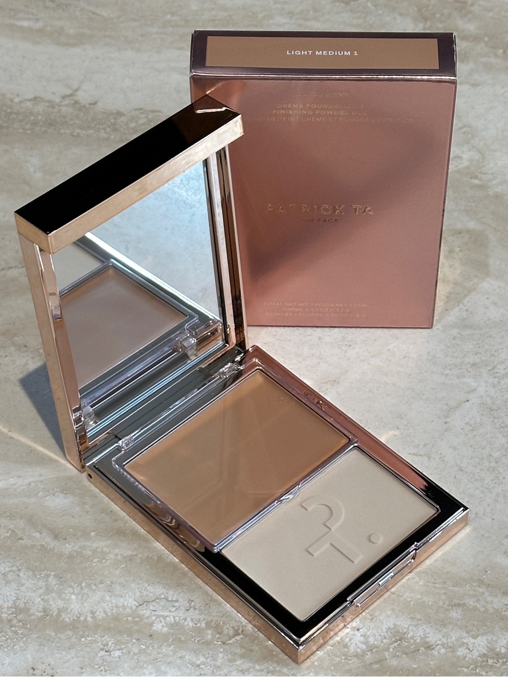 Patrick Ta Major Skin Crème Foundation and Finishing Powder Duo Light Medium 1